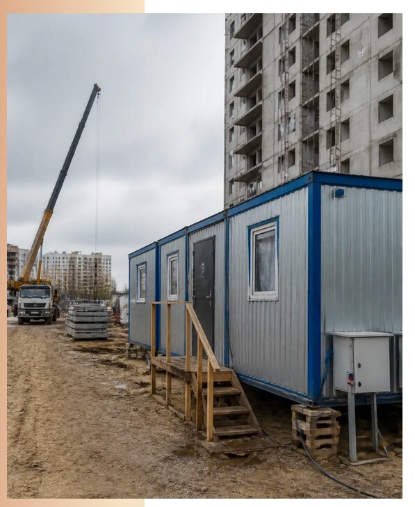 Аренда строительных вагончиков для рабочих в Ставрополе