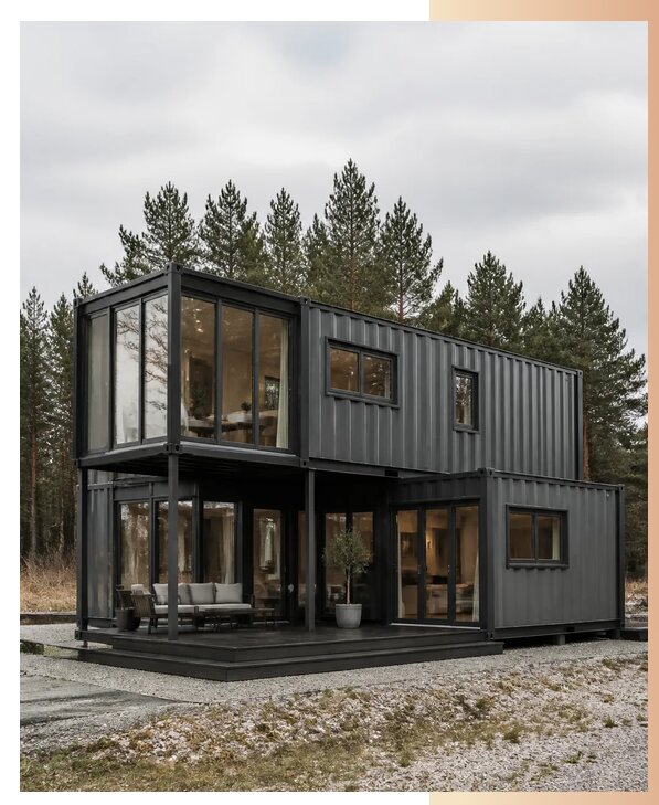 Дома из блок-контейнеров в Ставрополе по цене от 259600 р. | БытовкаПрофи-Ств